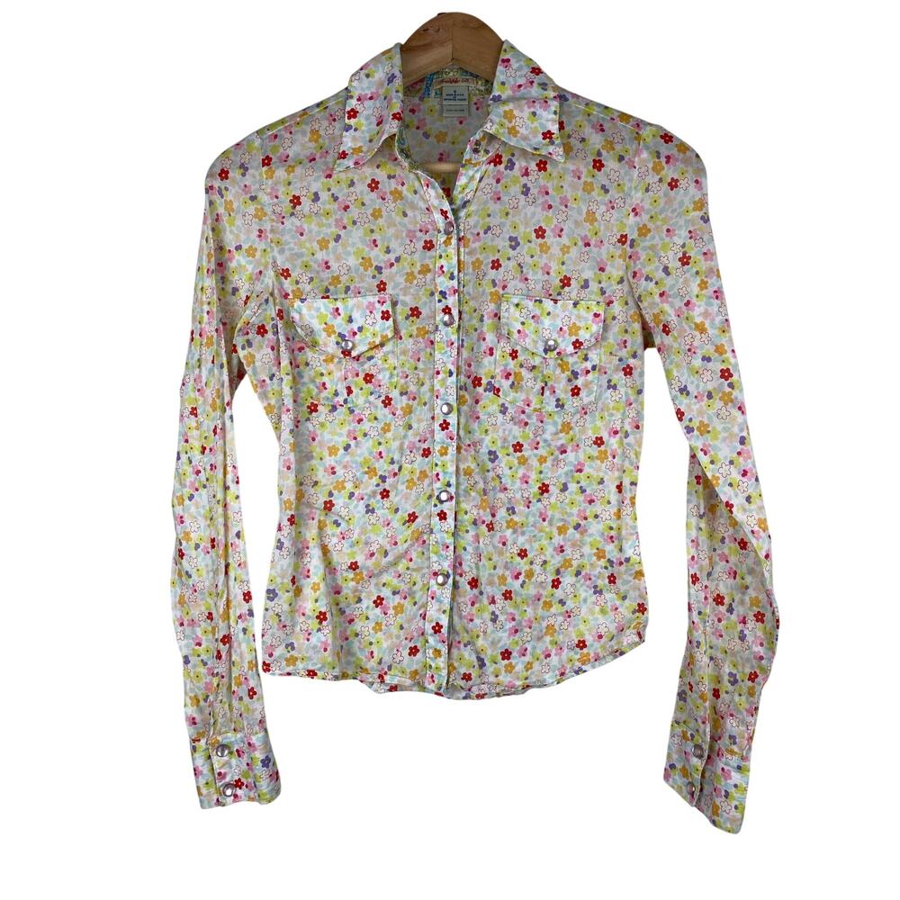 Frankie B. White Button Down Shirt